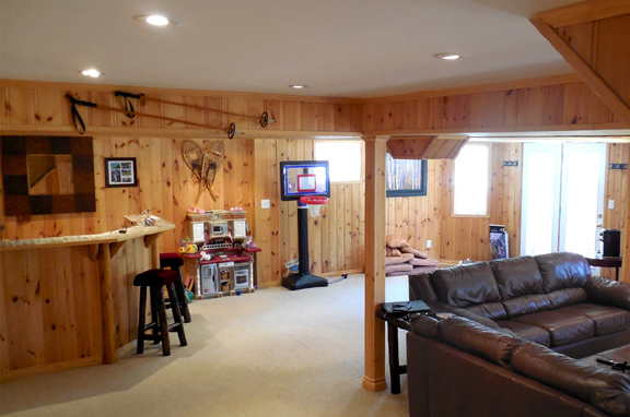 Walkout Basement Bar