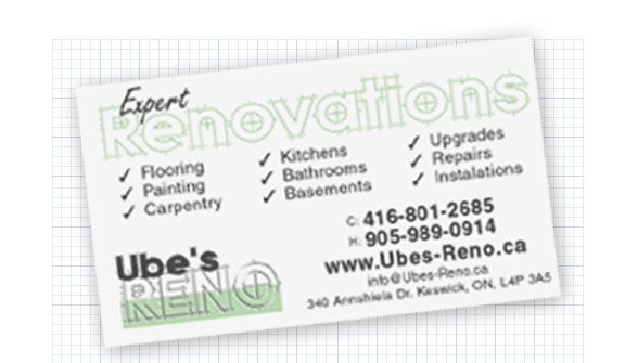 UBE's Renovations