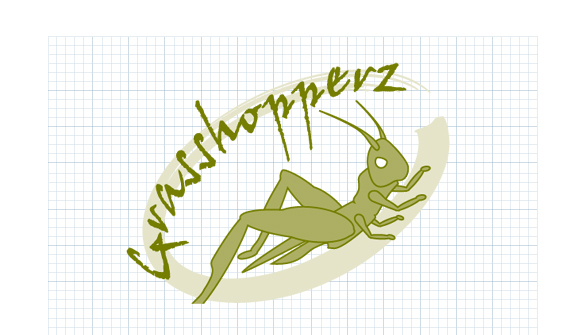 Gasshopperz Lawn Care Logo